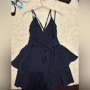 Selling navy blue Princess Polly romper